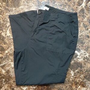 Liz Claiborne Size 16 Black Utility Cargo Pants